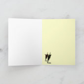 Springend paardwenskaart kaart (Binnen)