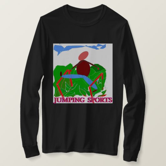 Springend Sport T-Shirt (Design voorkant)