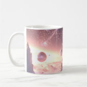 Springende astronaut koffiemok (Links)