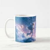 Springende astronaut koffiemok (Links)