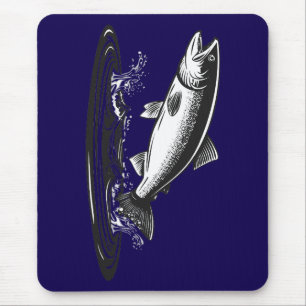 springende Atlantische zalm Muismat