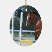Springende baai paard ornament (Rechts)