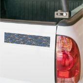 Springende Borzoi Bumpersticker (Op Truck)