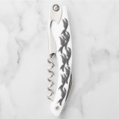 Springende Borzoi Kurkentrekker (Voorkant)