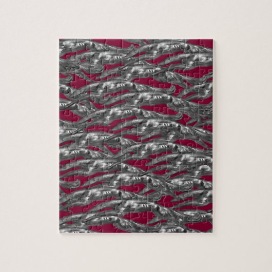 Springende Borzoi Legpuzzel (Verticaal)