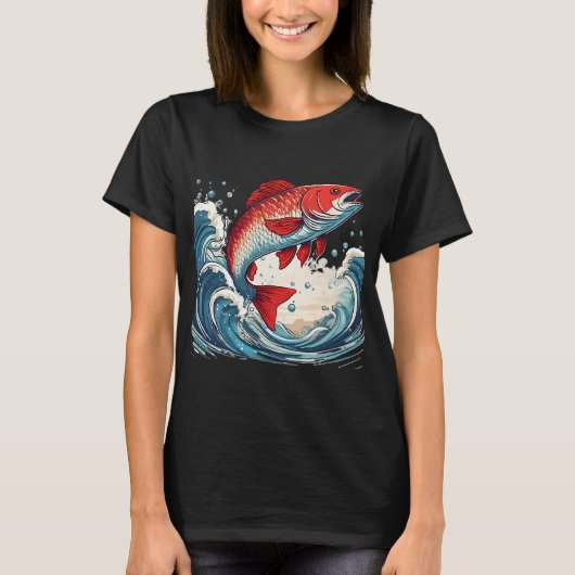Springende Goudvis T-shirt (Voorkant)
