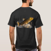 Springende Graskarper T-shirt (Achterkant)