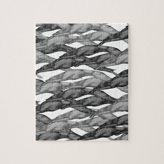 Springende Greyhounds Legpuzzel (Verticaal)