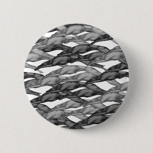 Springende Greyhounds Ronde Button 5,7 Cm