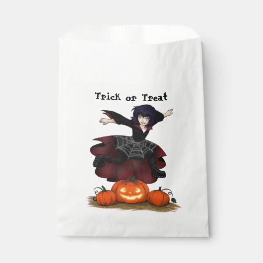 Springende Hazel Halloween Favor Zakken Bedankzakje (Voorkant)