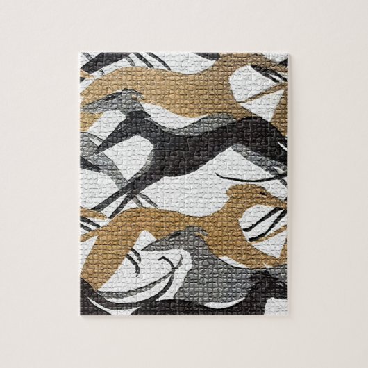 Springende Honden Legpuzzel (Verticaal)