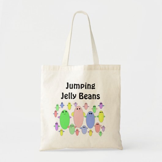 Springende Jelly Beans Tote Bag (Voorkant)
