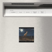 Springende kangoeroe & volle maan magneet (Insitu (Vaatwasser))