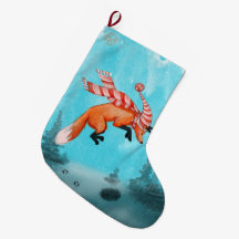 Springende Kerstsok voor Vossen
