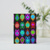 Springende kikkers briefkaart (Staand voorkant)