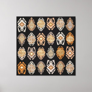 Springende kikkers canvas afdruk