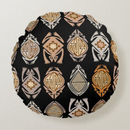 Springende kikkers rond kussen