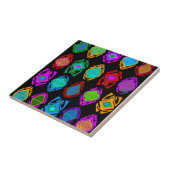 Springende kikkers tegeltje (Zijkant)