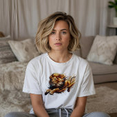 Springende Leeuw Grote Kat T-shirt