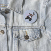 Springende Lemur Badge Ronde Button 5,7 Cm (In situ)