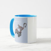 Springende Lemur Mok (Voorkant links)