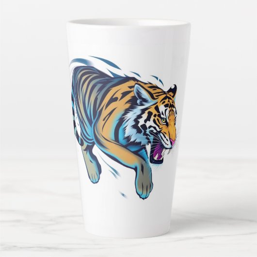 Springende Tijger Latte Mok (Voorkant)