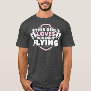 springende wingsuit freefall t-shirt