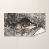 Springende Zalm Handdoek (Handdoek)