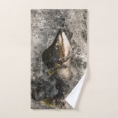Springende Zalm Handdoek (Handdoek)