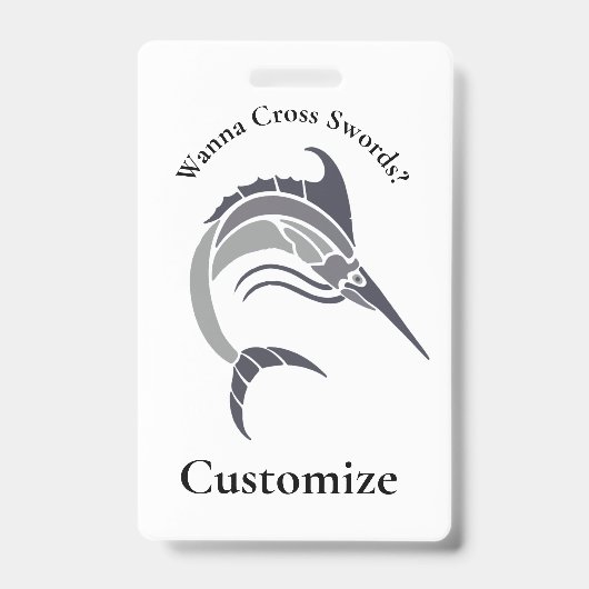 Springende Zwaardvis Thunder_Cove Badge (Voorzijde)