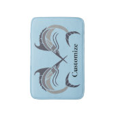 Springende zwaardvis Thunder_Cove Badmat (Voorkant Verticaal)