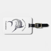Springende zwaardvis Thunder_Cove Bagagelabel (Voorkant horizontaal)
