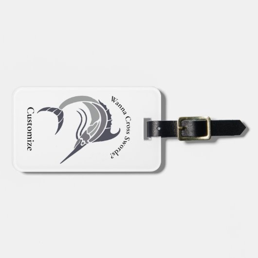 Springende zwaardvis Thunder_Cove Bagagelabel (Voorkant horizontaal)