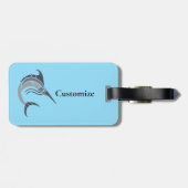 Springende zwaardvis Thunder_Cove Bagagelabel (Achterkant horizontaal)