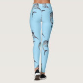 Springende zwaardvis Thunder_Cove Leggings (Achterkant)