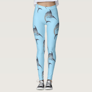 Springende zwaardvis Thunder_Cove Leggings