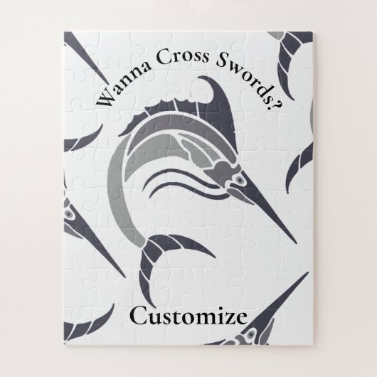 Springende zwaardvis Thunder_Cove Legpuzzel (Verticaal)