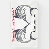 Springende zwaardvis Thunder_Cove Spandoek (Verticaal)