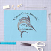 Springende zwaardvis Thunder_Cove Tissuepapier (Craft)