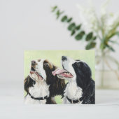 Springer Beggers Oorspronkelijke Art Post Card Briefkaart (Staand voorkant)