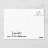Springer Beggers Oorspronkelijke Art Post Card Briefkaart (Achterkant)