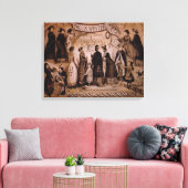 "Springer Brothers, Boston, Herfst en Winter Colle Canvas Afdruk (Insitu (Woonkamer))