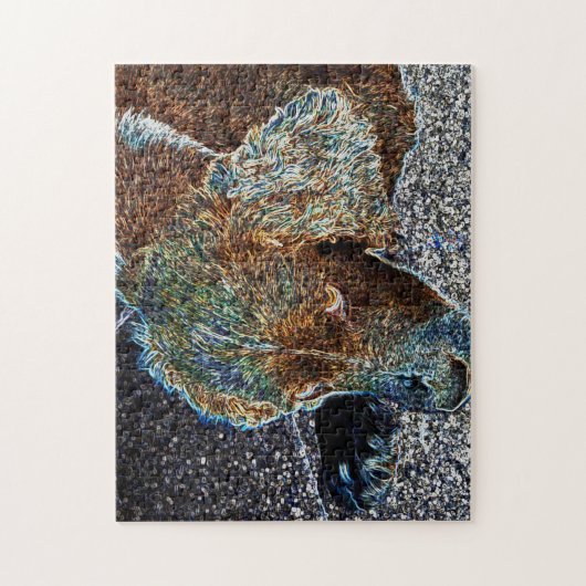 Springer Dog Jigzaag Legpuzzel (Verticaal)