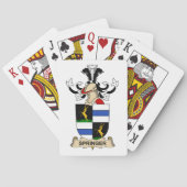 Springer Family Crest Pokerkaarten (Achterkant)