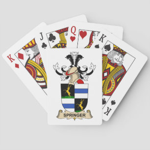 Springer Family Crest Pokerkaarten
