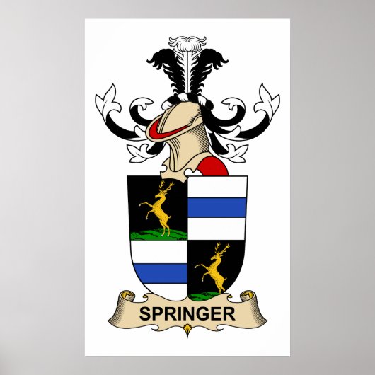 Springer Family Crest Poster (Voorkant)