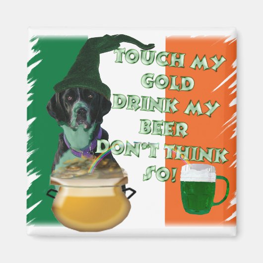 Springer Guard Leprechaun-magneet Magneet (Voorkant)