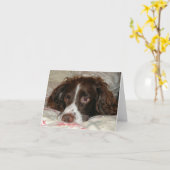 Springer Love Kaart (Gele Bloem)