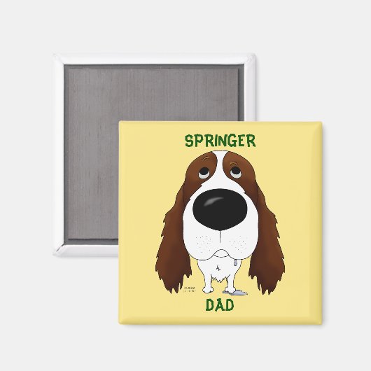 Springer papa magneet (Voorkant / Achterkant)