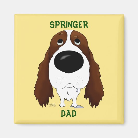 Springer papa magneet (Voorkant)